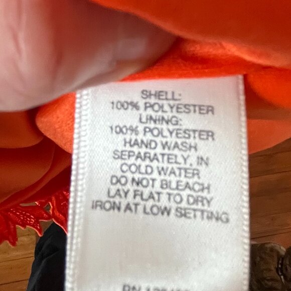 Super fun orange appliqué summer dress - Picture 13 of 13